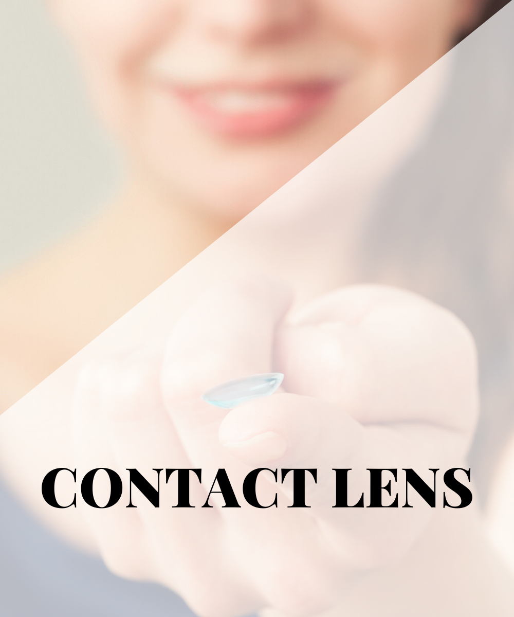 Happy women holding up clear contact lenses - Total Vision and Hearing in Ancaster, Ontario